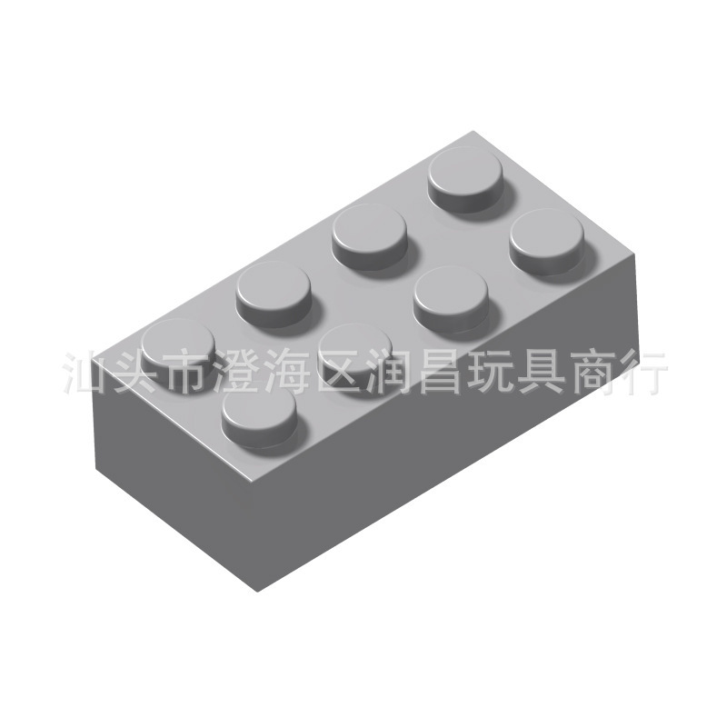 Foreign trade cross-border small particle assembling and inserting building blocks parts accessories parts compatible with 3001 bricks 2x4