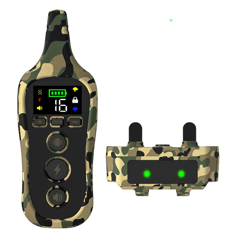 Беспроводной пульт дистанционного управления дрессировщик собак Устройство остановки лая зарядка электрическим током Вибрация водонепроницаемый пульт дистанционного управления электрошок для домашних животных ошейник для собак T11