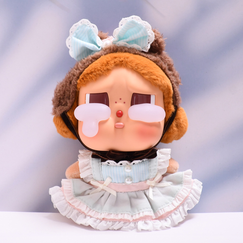 ただの子供服】泣く子供の涙の工場はゴムの顔の人形をごまかします。