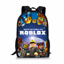 Roblox书包游戏虚拟世界小学生背包卡通男女学生背包来图44cm