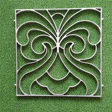铸铝花件祥云花图案窗花配饰门窗围栏可焊接配件铸铁楼梯