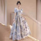 Host Light Luxury Evening Dress Women's 2024 New Niche French Graduation Adult Ceremony Banquet Dress High-end Sense