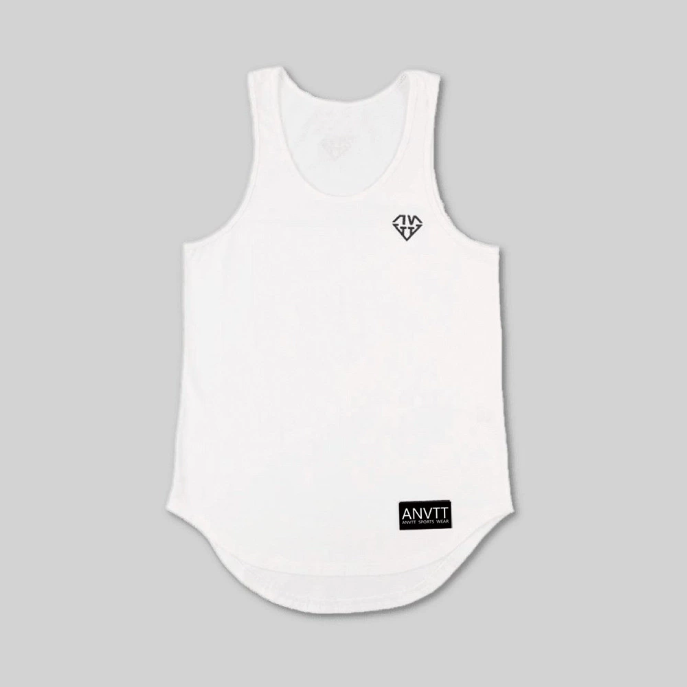 Tide, summer sports vest sleevless, tank top for gym for leisure, Korean style, with short sleeve, for running