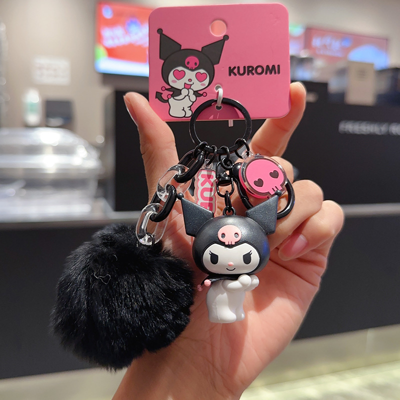 2026年新作正規品サンリオクロミぬいぐるみキーホルダー女性向け可愛いハローキティぬいぐるみカメラ小物