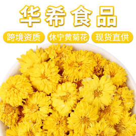 厂家批发黄山休宁黄菊花散装新货菊花茶黄贡菊金香菊花草茶干菊花