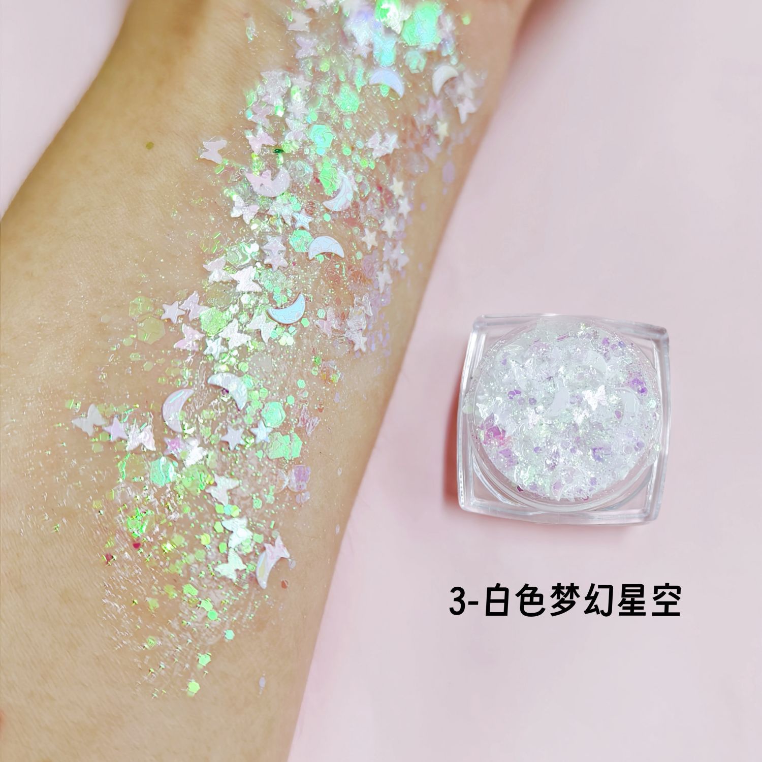 3-화이트 판타지 별과 달 (사각병 젤)