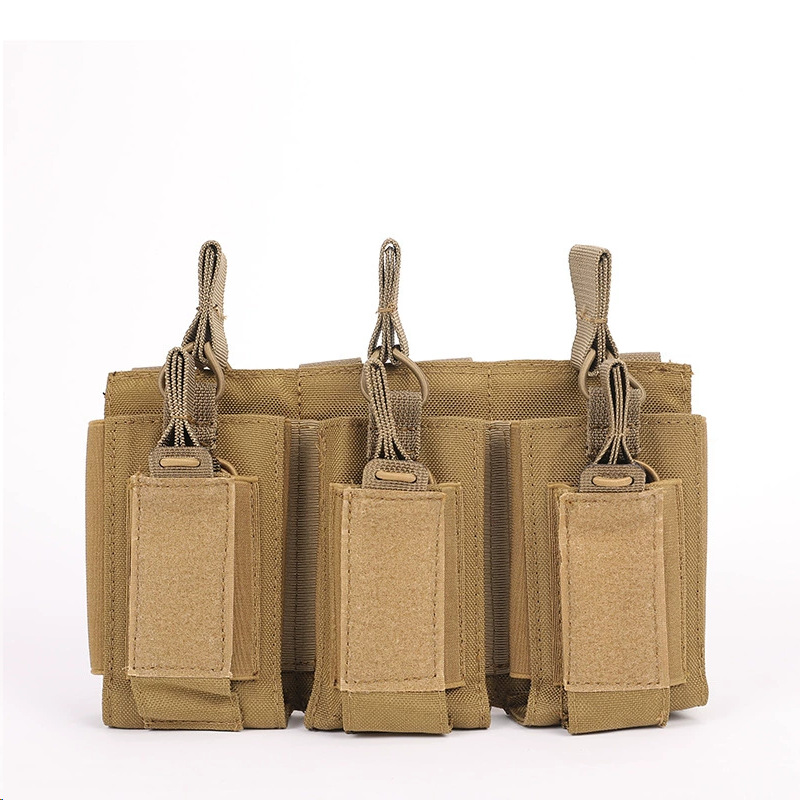 Venta caliente táctico para niños y madres triple bolso colgante chaleco de campo bolso de bala accesorios multifuncionales bolso de chaleco táctico en stock