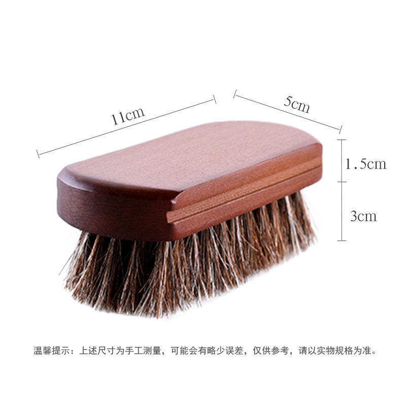 Cepillo de caballo de madera cepillo de zapatos al por mayor cepillo de polidor de zapatos cepillo de polidor de zapatos cepillo de pieles grandes