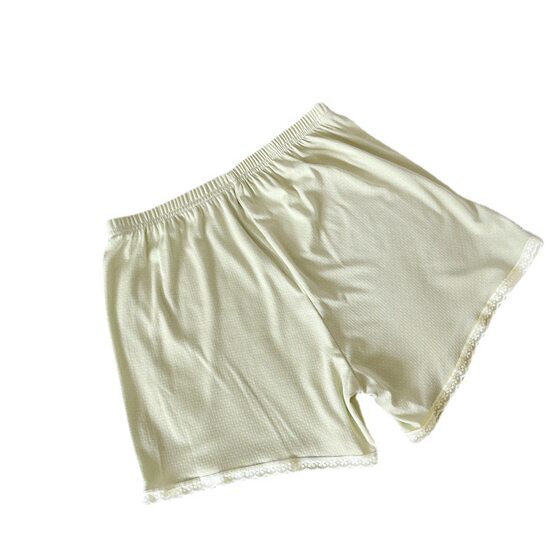 2023 New Cotton Baby Stars Large Size Safety Pants Women's Summer Four-leaf Clover Lace Leggings