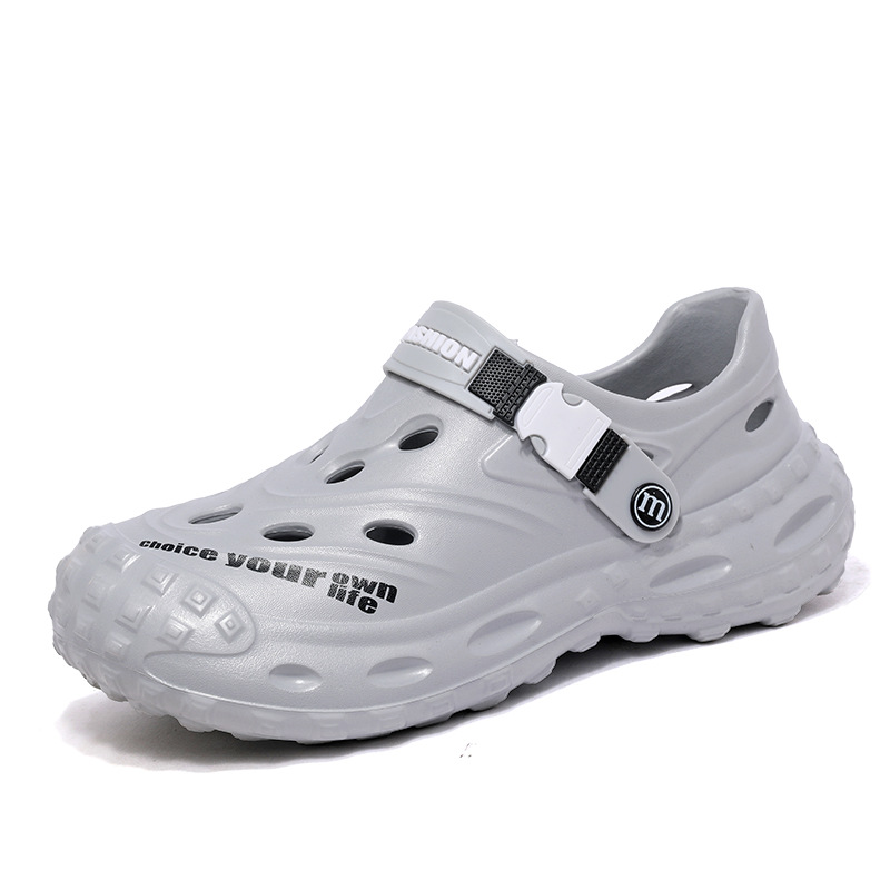2025 nuevas zapatillas de verano para hombres resbaladizo fondo grueso pedazo de mierda sensación de nadar agua mojada moda image 8