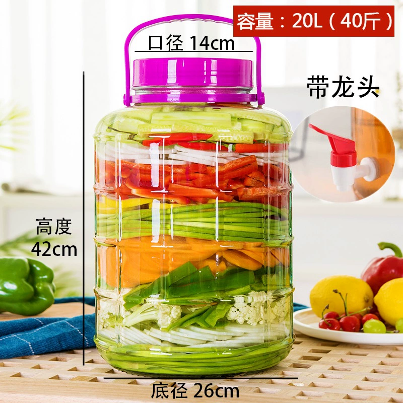 Kimchi банка бытовые стеклянные бутылки квашеная капуста хранение маринованных банок маринованных масса пищевой grade