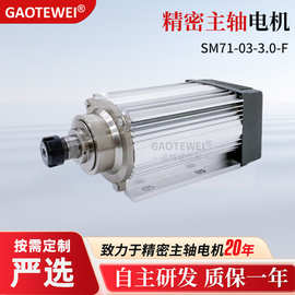 3000转3KW高速精密钻铣主轴电机木工机械木工钻铣三相异步电动机