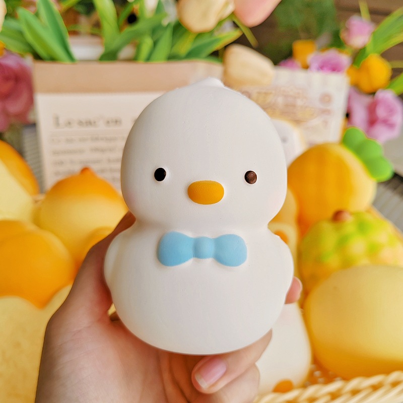 젖은 부드러운/멍청한 오리/흰색