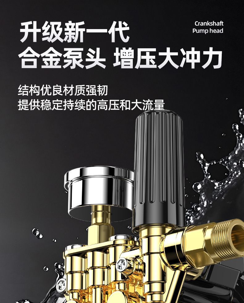[Giulong Black Cat] Pressure Car Washing Machine 220V Household High-Power Plug-In Automatic Car Washing Machine