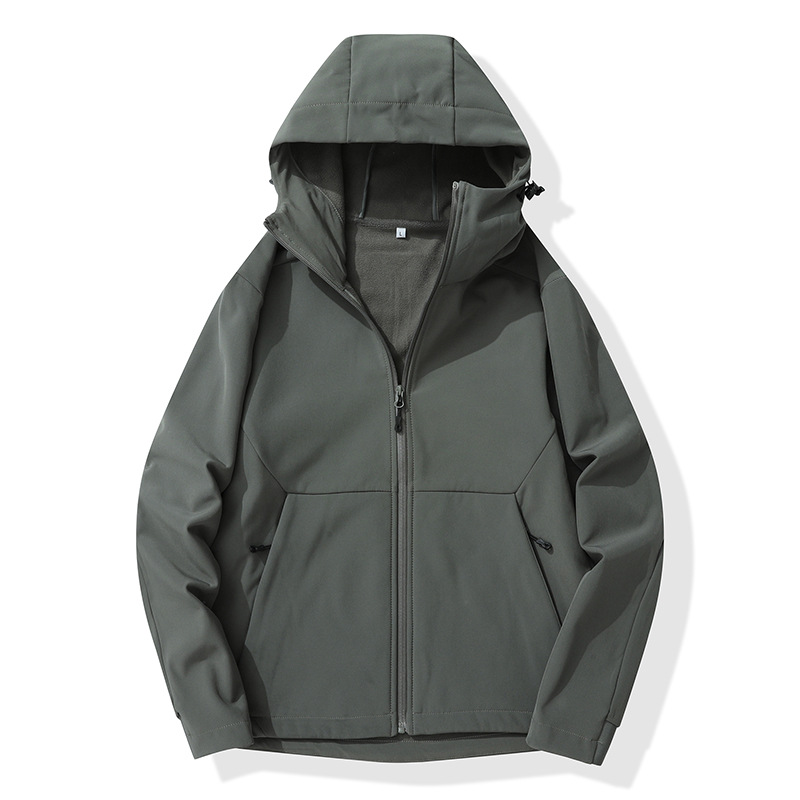 Hombres y mujeres al aire libre chaqueta de asalto de cáscara blanda chaqueta deportiva chaqueta de montaña chaqueta impermeable