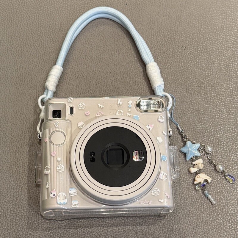 Fujifilm Sq1 Special Transparent Protective Case, Sq1 Shoulder Strap, Cute Camera Bag, Sturdy and Durable