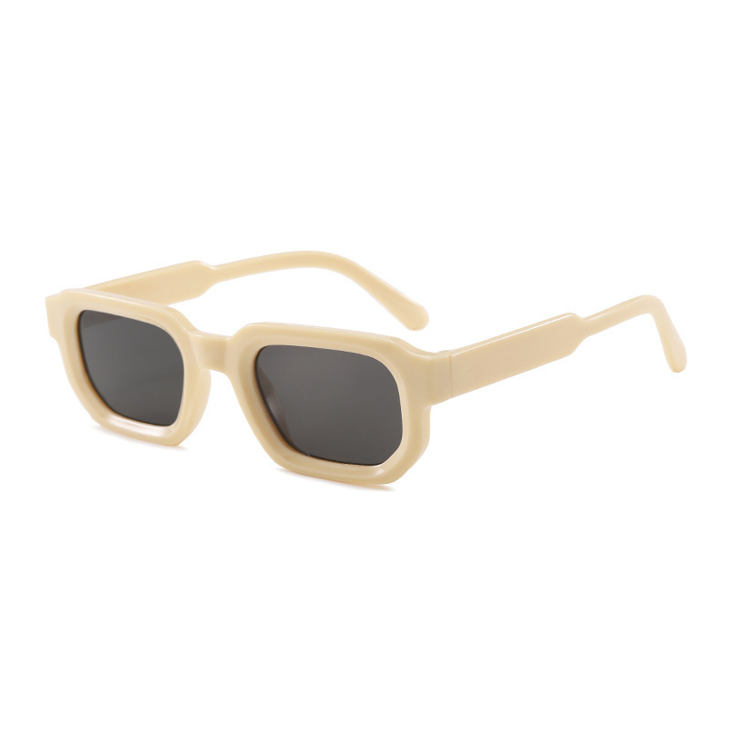 2025 欧美复古方形加厚小框时尚墨镜女Sunglasses跨境方框太阳镜|undefined