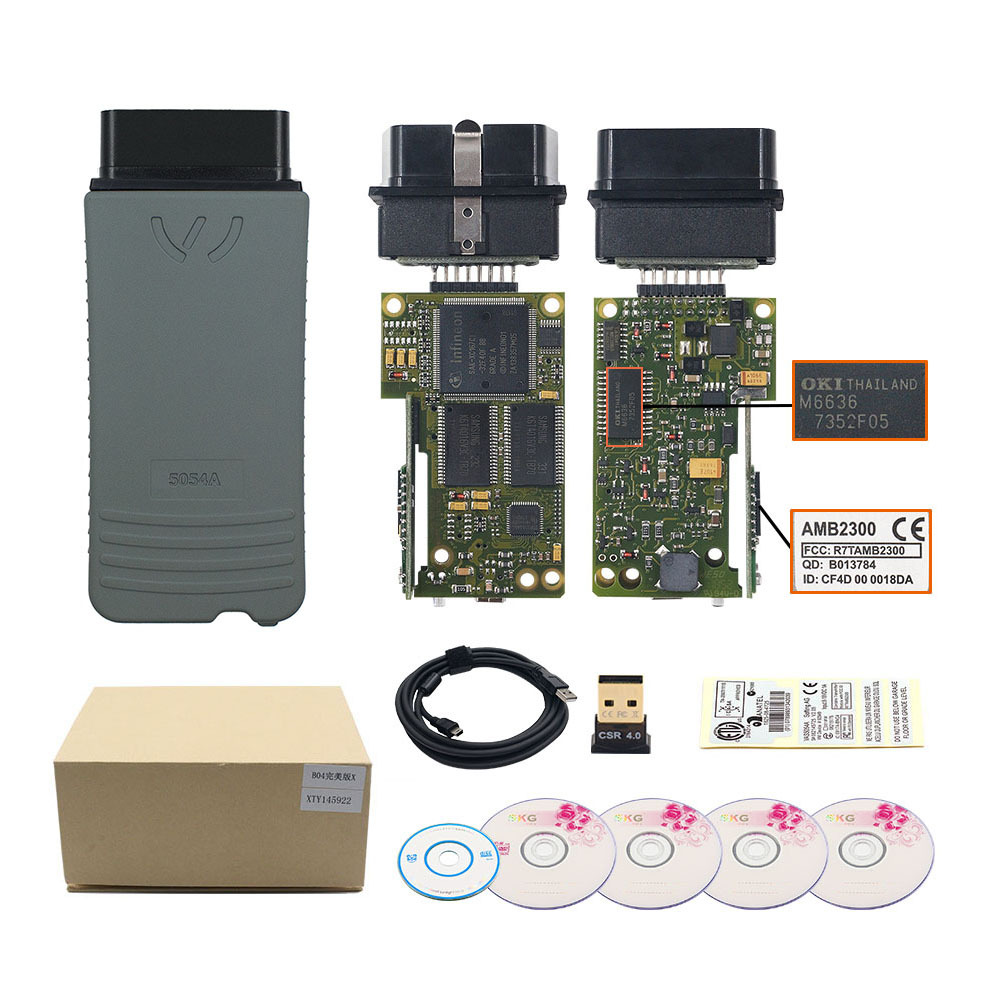 VAS5054A V5.16 ABM 2300 蓝牙芯片OBD2 大众诊断仪完美版
