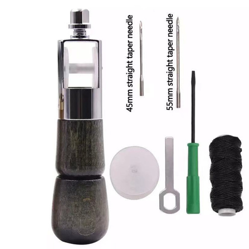 Leather hand stitcher sewing machine DIY leather art leather carving sewing tool cow leather leather carving sewing tool