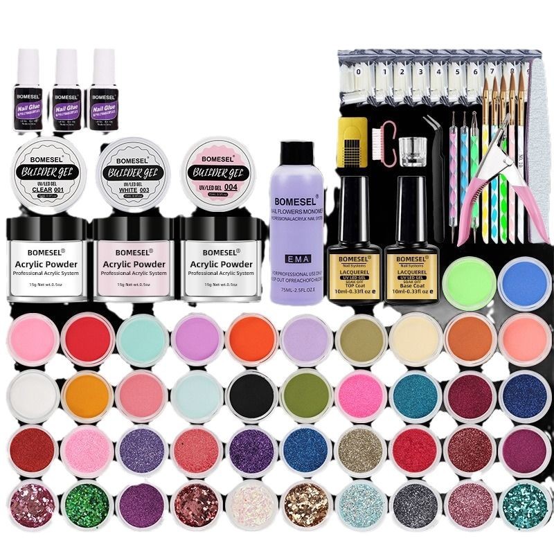 Fábrica directa de herramientas de manicura de cristal en polvo, tienda para hacer esmalte de uñas para principiantes profesionales de secado rápido en el hogar