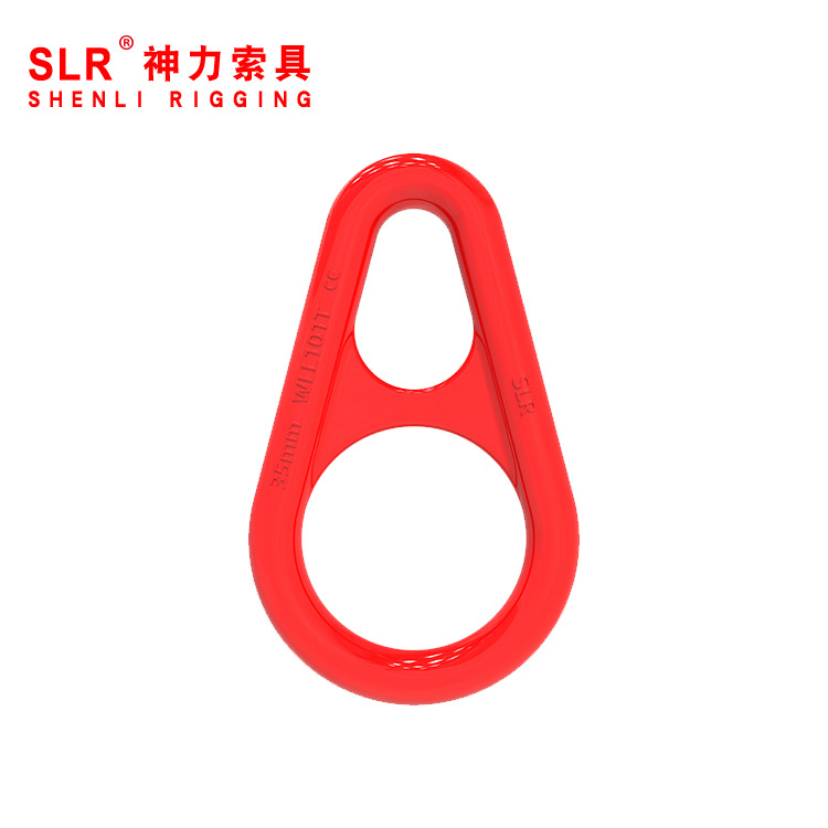 神力索具 源头厂家 高强度合金钢锻造起重吊装 带档梨形环 可批发