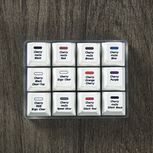 cherry试轴按压体验器12孔全新mx2a二代轴搭配原厂热升华键帽试轴