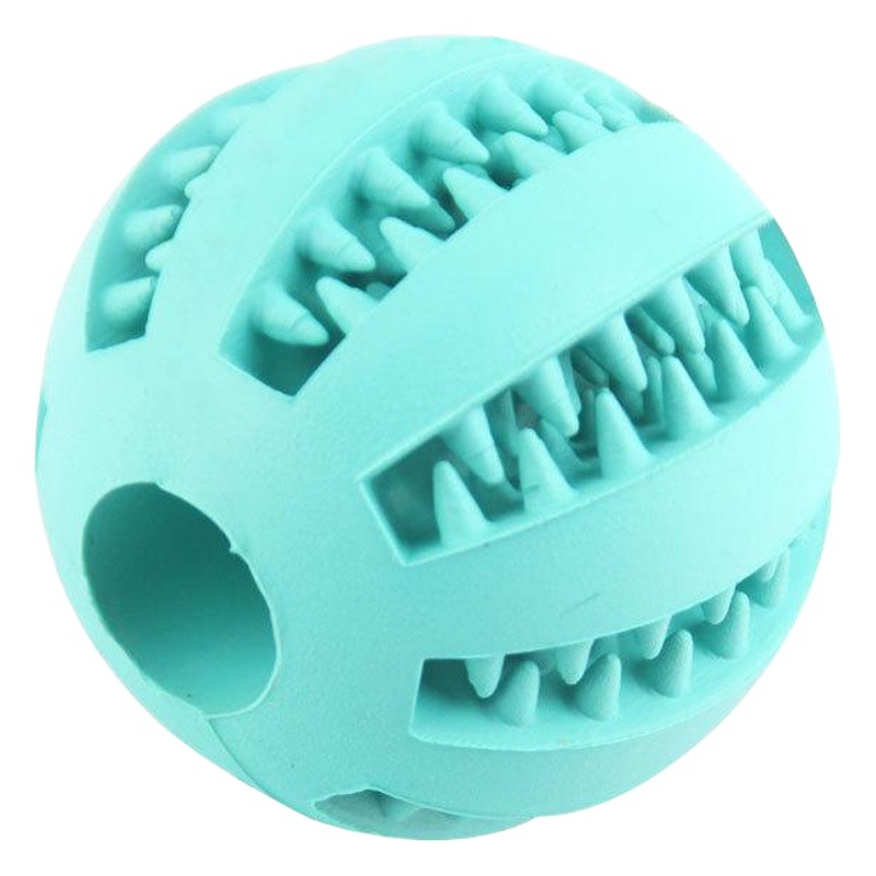 Pelota de Goma Natural con Agujeros para Dispensar Comida, para Perros