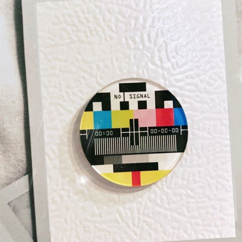 新しい信号なし冷蔵庫マグネットアクリルクリエイティブ装飾品家の装飾冷蔵庫マグネット友人へのギフトとして|undefined
