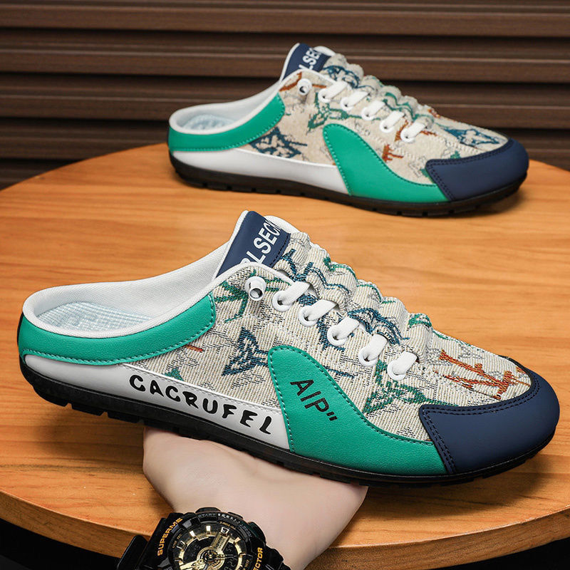 New half-flop men's shoes wholesale casual and comfortable Korean…