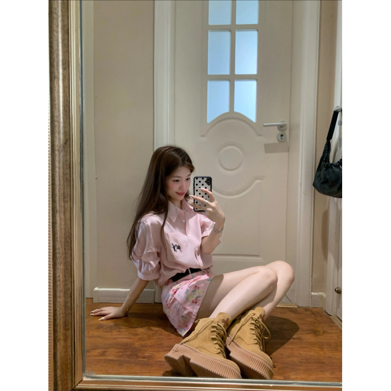 60% Bamboo Fiber, 40% Nylon. Carefully Selected by Danren! Lyocell Summer Outfit for a Relaxed and Lazy Vibe, Korean Style Workwear