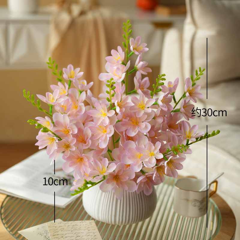 새로운 향기 스노우 릴리 핑크 + 쉘 세면대