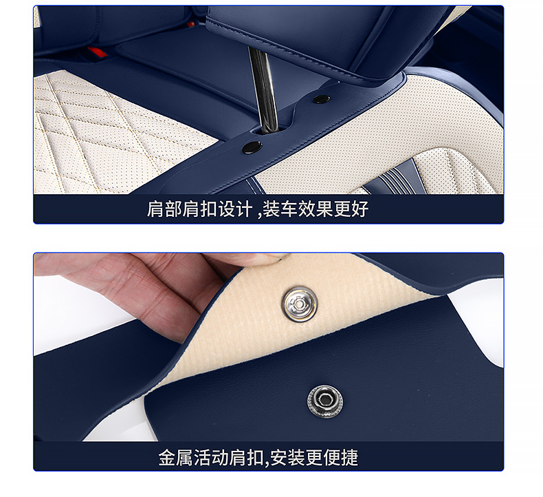 2023 new car seat cushion four seasons universal high-end delicate nappa leather full surround perforated breathable seat cover cushion