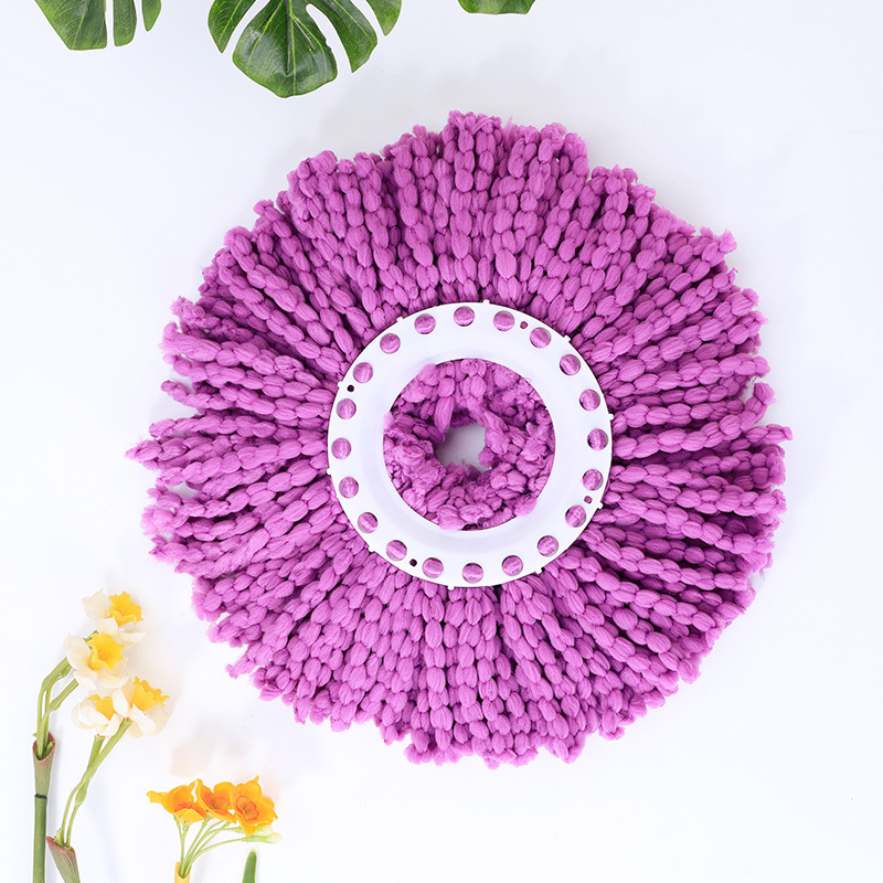 150g Fine Fiber Mop Head, Universal Mop Accessory Replacement Head, Detachable and Washable Cotton Mop Head