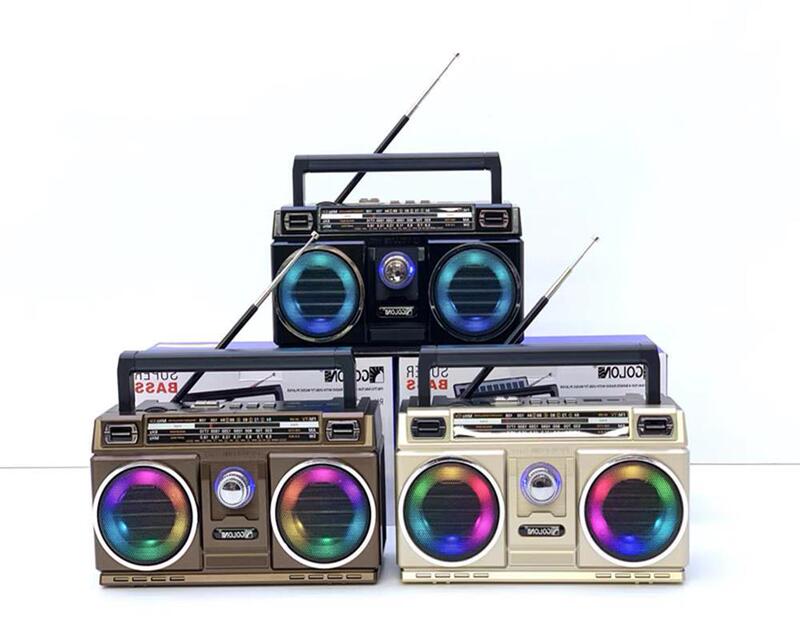 * 新しいRX-750Dのレトロなラジオbluetoothスピーカーが屋外で携帯できるようになった|undefined