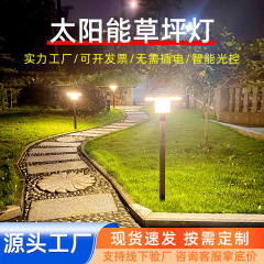 ソーラー屋外ガーデンライト家庭用屋外防水ヴィラ LED 芝生ライトガーデンコラムヘッドグラウンド芝生ライト