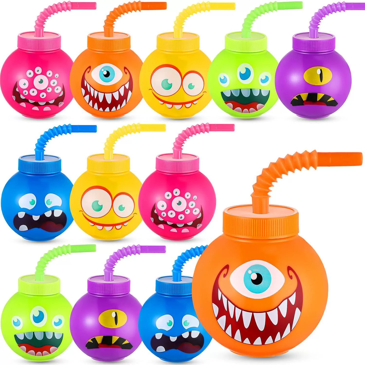 Производитель изготовил на заказ новый бестселлер Amazon — одноразовый стакан с трубочкой из ПЭТ-пластика, стакан для Хэллоуина.