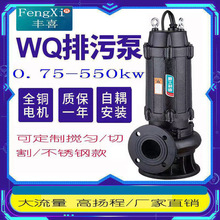 厂家直营WQ型无堵塞排污泵污水泵污物电泵工程用潜污泵