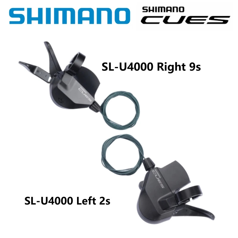 SHIMANO CUES U4000 refers to the front dial and rear dial U3020 and rear dial city commuter wagon transmission group