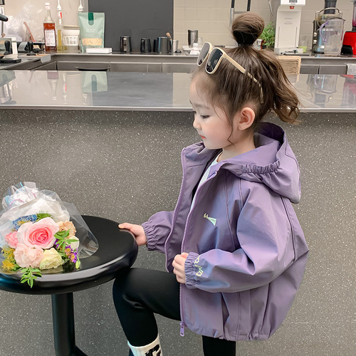 Girls Spring Jackets 2024 New Korean Style Baby Girl Spring Tops Girls Jackets Spring Children's Jackets