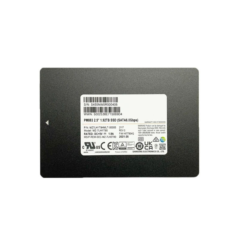 Твердотельный накопитель Samsung PM883 960 ГБ, 2.5" SATA TLC SSD для настольного компьютера