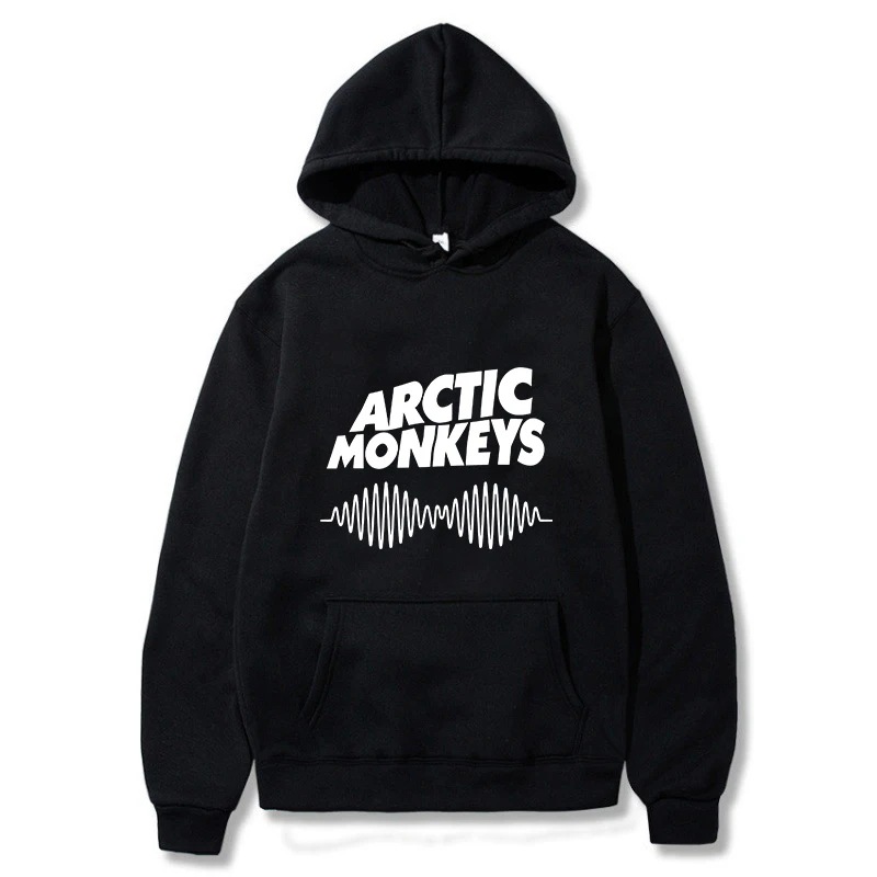 Otoño hombres y mujeres moda suéter rock ártico mono estampado suéter hip-hop abrigo de mujer rapero pelo