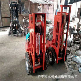 自走式链条打夯机 小型四轮夯实机 柴油自走式夯土机 图片