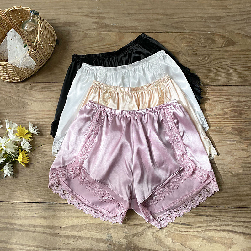 Ropa de verano Pantalones de seguridad sueltos anti-Exposición para mujeres más tamaño pantalones de seguro delgados entrega de una pieza de encaje