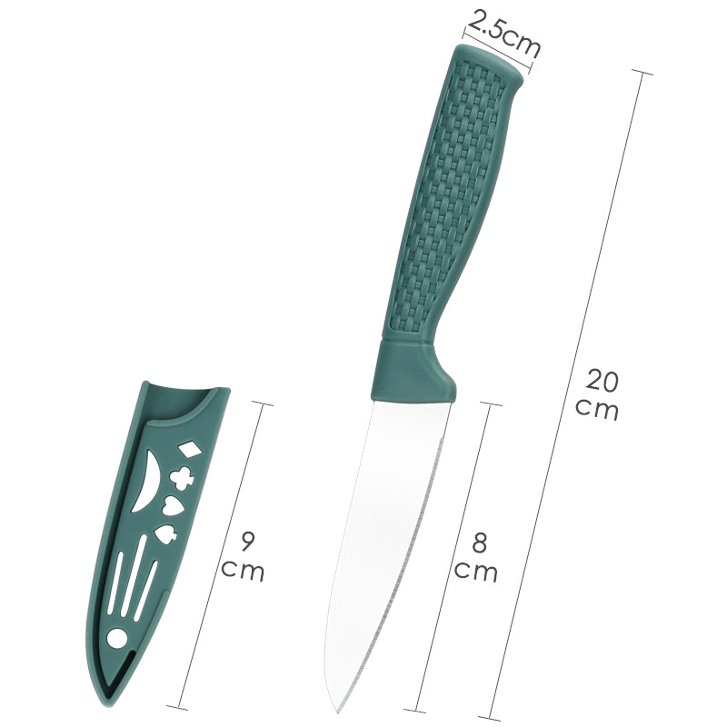 A031 과일 칼-다크 그린