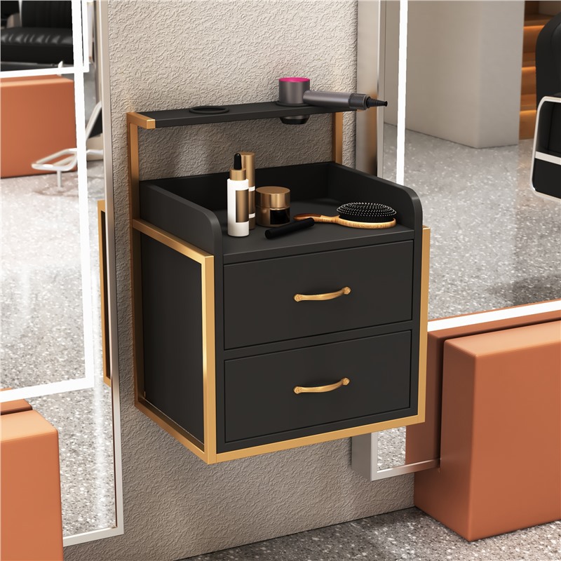 Barbería tipo pared armario de herramientas para salón de belleza especial barbería estante multifuncional tablero de herramientas de salón de belleza