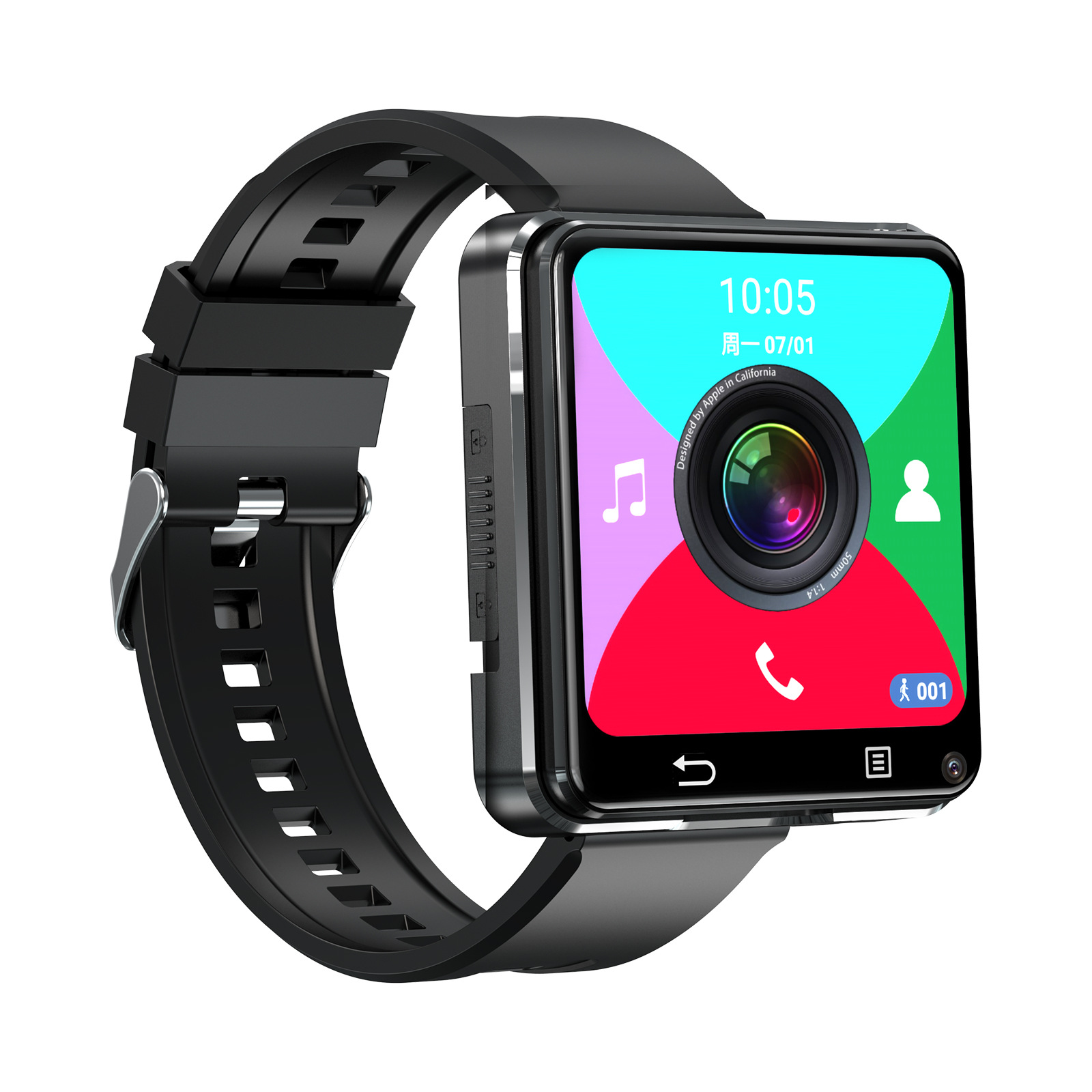 新しい PGDWATCH_Q668S998 取り外し可能な大画面 Android 11 スマートフォンウォッチ フルネットコム typeC