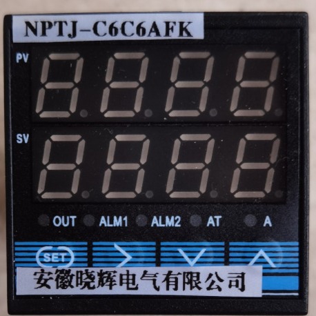 NPTJ-C6C6AFK温控器双四位LED数字显示
