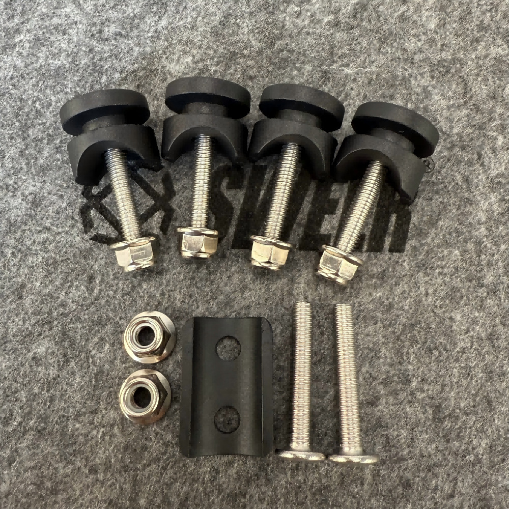 Universal Motorcycle Tail Box Buckle Aluminum Alloy Bottom Screw Kit Tail Box Accessories Kit Brand New Motorcycle Tail Box Accessories Kit