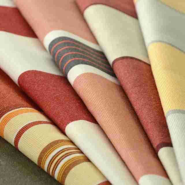 厂家现货原液腈纶面料 户外遮阳蓬恒泰条纹防晒防水雨篷布面料