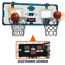 跨境亚马逊儿童篮球框家用球运动玩具可计分室内外互动弹射投篮机
